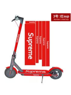   Mi 365 / Pro roller vizálló öntapadó, matrica készlet Supreme felirattal
