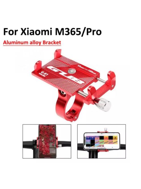 Mi 365 / Pro roller kormányra szerelhető mobiltelefon tartó piros színben