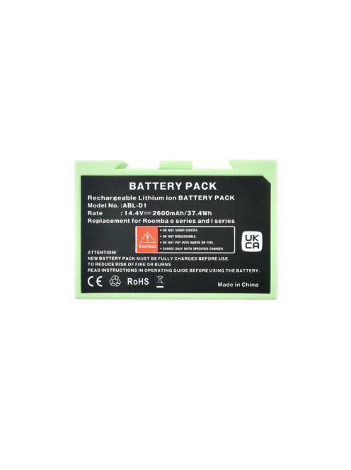 iRobot Roomba e/i lithium ion akkumulátor 2600mAh kapacitással (utángyártott)