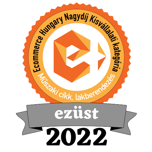 Ecommerce Hungary Nagydíj Kisvállalati Kategória-Műszaki cikk, lakberendezés Ezüst díj 